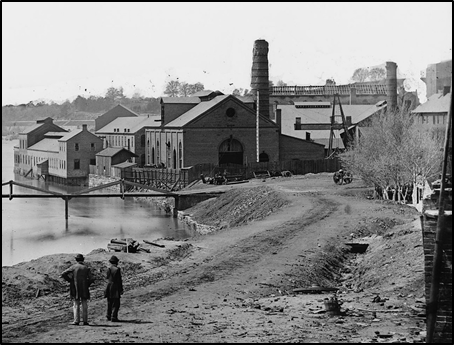 Tredegar Iron Works in 1865