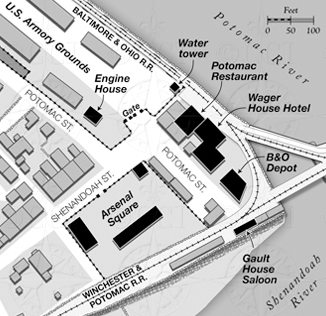 Harpers ferry map