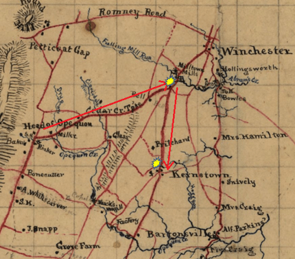 1st Battle of Cedar creek a